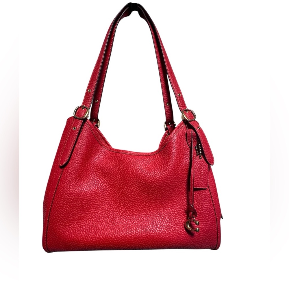 NWT Coach Vibrant Red Shoulder Bag - Picture 2 of 13